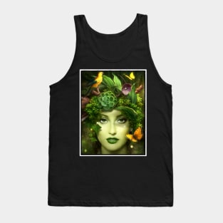 Green Goddess Dryad Fantasy Tank Top